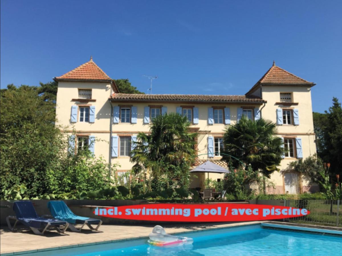 Domaine de Ménerque - petit château avec piscine Lisle-sur-Tarn Exterior foto